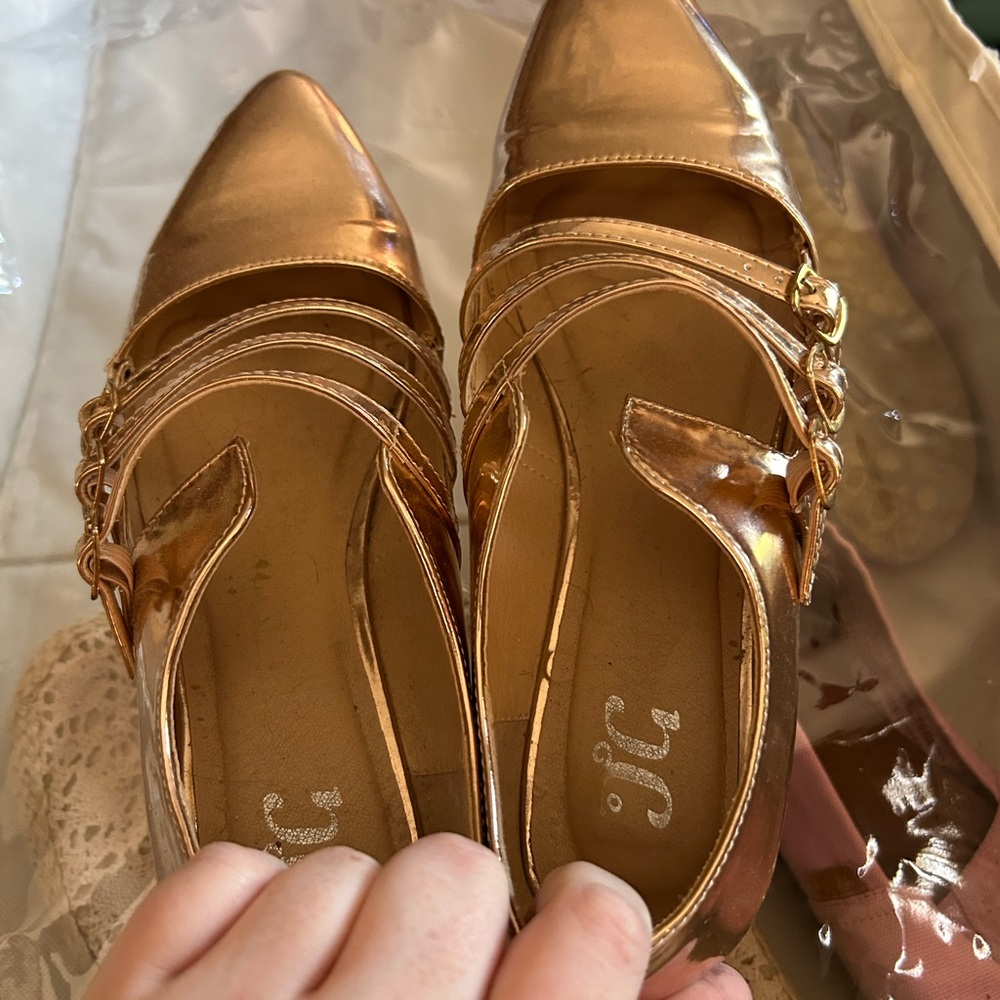 Elegant Rosegold Women's Shoes